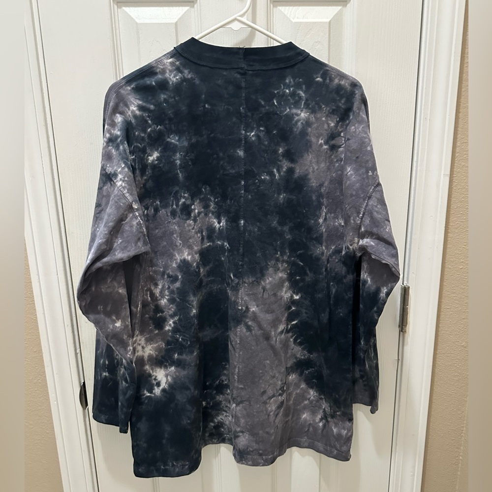 WE THE FREE PEOPLE Be Free Tunic Top Tie Dye Long Sleeve size Small - Picture 4 of 14